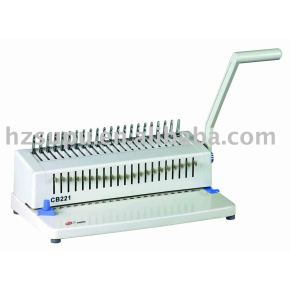 plástico pente vinculativo máquina cb221