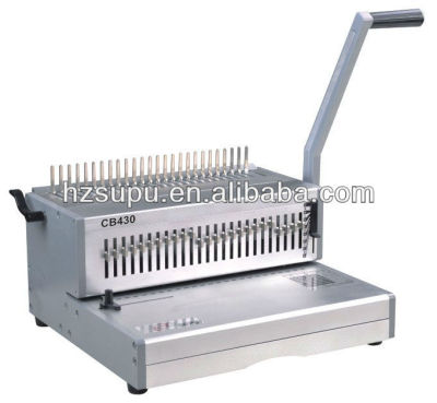 CB430 plastic comb binding machine