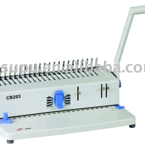 Comb binding machine