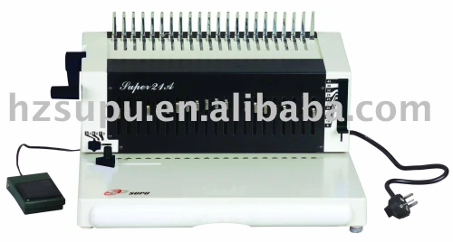 Electric comb binding machine