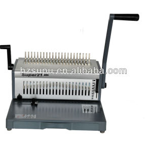 pente de plástico vinculativo ring binder máquina