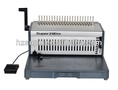 automatic comb binding machine SUPER21E PLUS