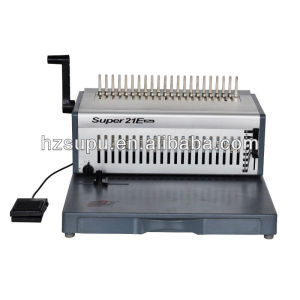 automatic comb binding machine SUPER21E PLUS