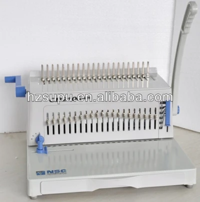 Comb binding machine