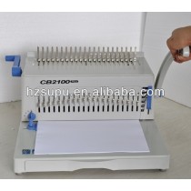 Comb binding machine