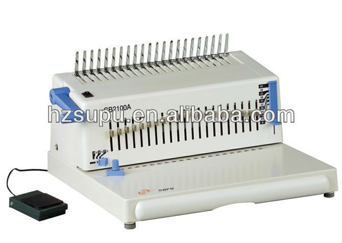 electrial comb book binding machine