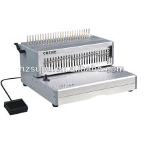 electric plastic comb binding and punch machine