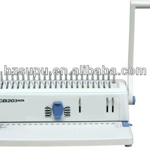 Plastic comb bidning equipment