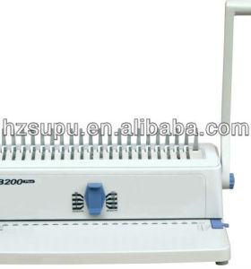 Impressão de equipamentos de acabamento( pente vinculativo máquina)