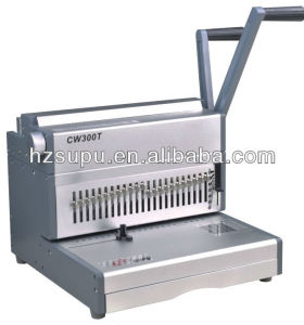 heavy duty wire binding machine cw300t para escritório e fábrica