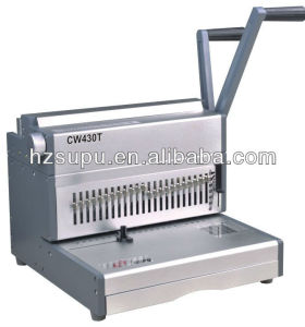 cw430t heavy duty wire binding machine