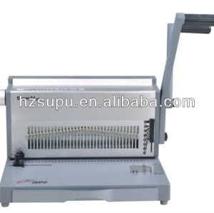 Twin wire binding machine