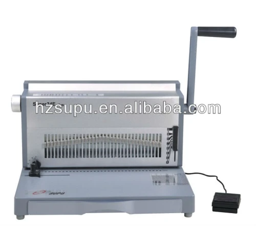 Eléctrico alambre de enlace& la máquina perforadora