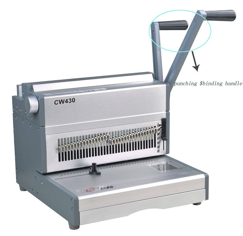 Heavy duty punch and wire binding machine for 180sheetsCW430