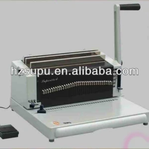 Heavy duty double loop wire binding machine