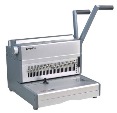 Calendary máquina de encuadernación/máquina obligatoria de alambre para la venta cw430