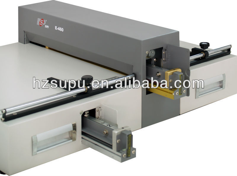 Electrical creasing and perforating machine
