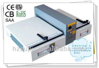 Electric book creaser machine E460