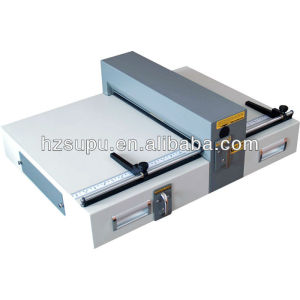 Electrical paper creasing and perforating machine
