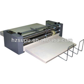 Semi-automatic creasing and perforating machine