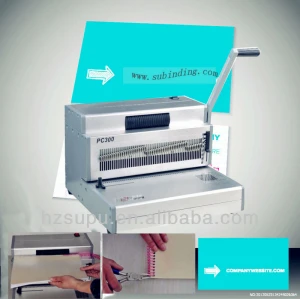 Office hole punching & coil binding machinePC300