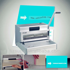 Escritório de furo de perfuração& bobina vinculativo machinepc300