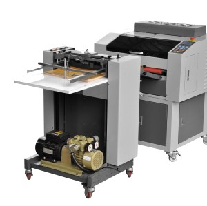 18 inch automatic multi roller UV coating machine with AUTO feeder