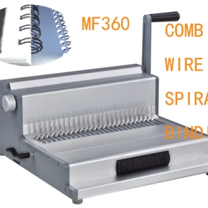 Multifunction Binding Machine comb wire spiral binding（MF360)