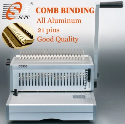manual metal A4 plastic Comb binding Machine (CB300)