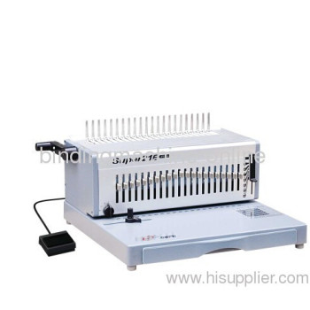 Electrical office A4 Size paper punching and comb binding machine SUPER21E PLUS