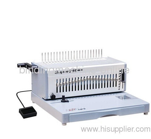 Electrical office A4 Size paper punching and comb binding machine SUPER21E PLUS