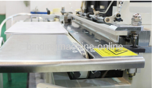 Automatic cutting heavy duty double wire book binding machine
