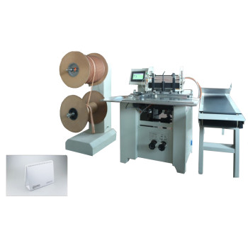 Automatic cutting heavy duty double wire book binding machine