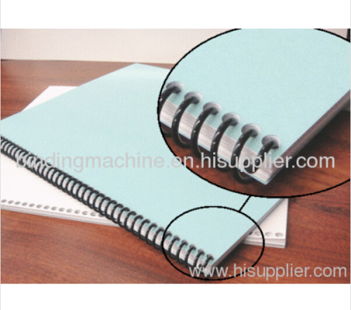 Electric A4 sze paper Plastic Spiral Ring Coil Binding Machine SUPER47E PLUS