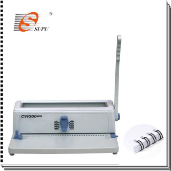 Manual  double wire binding machine (CW200 PLUS)