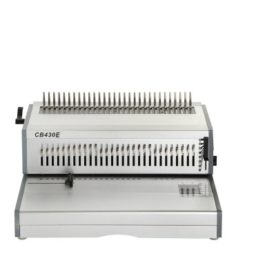 Full size paper electric punching and manual binding machine (CB430E)