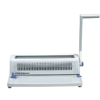 Office manual double wire book binding machine CW234 PLUS
