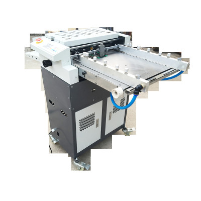 Automatic creasing and perforating machine with half cutting