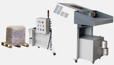 Horizontal Semi-automatic Hydraulic Shredder and balder