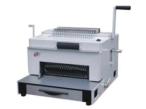 Multifunction binding machine with comb wire spiral coil and punching
