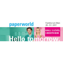 Welcome to visit our booth!Paperworld Frankfurt show on Jan 28th to 31th ,2017