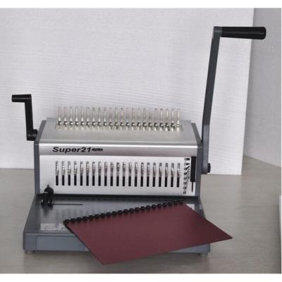 Heavy duty Manual Comb binding Machine SUPER21 PLUS