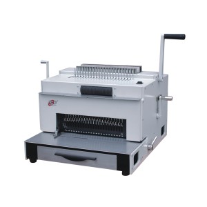multifunction binding machine with comb wire spiral coil and punching （SUPER4&1)