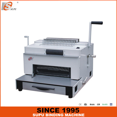 multifunction binding machine with comb wire spiral coil and punching （SUPER4&1)