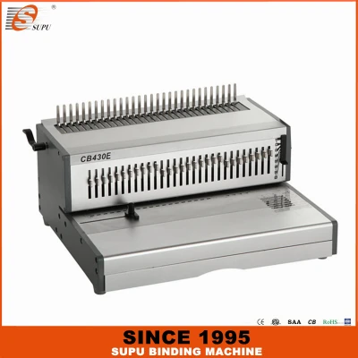 SUPU Heavy Duty A3 Size Electric Comb Binding Machine Model CB430E