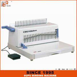 SUPU Electric Office A4 Size Plastic Comb Binding Machine Model CB2100A PLUS