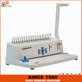 SUPU Desktop Comb Binding Machine For Office And Factory Model CB203 PLUS