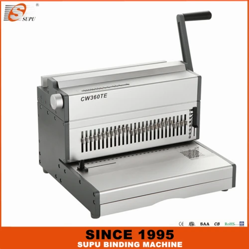 SUPU Electric Wire Binding Machine Maximum Punching Thickness 35 Sheets Width 360MM Model CW360TE