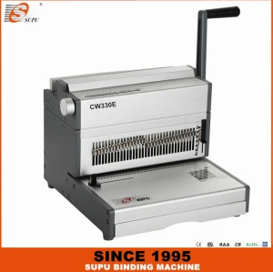 SUPU Electrical Wire Binding Machine Max Punching Thickness 30 Sheets Width 330MM CW330E