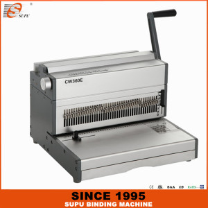 SUPU Electrical 3:1 and 2:1 Pitch Wire Binder Maximum Punching Thickness 35 Sheets Width 360MM Model CW360E